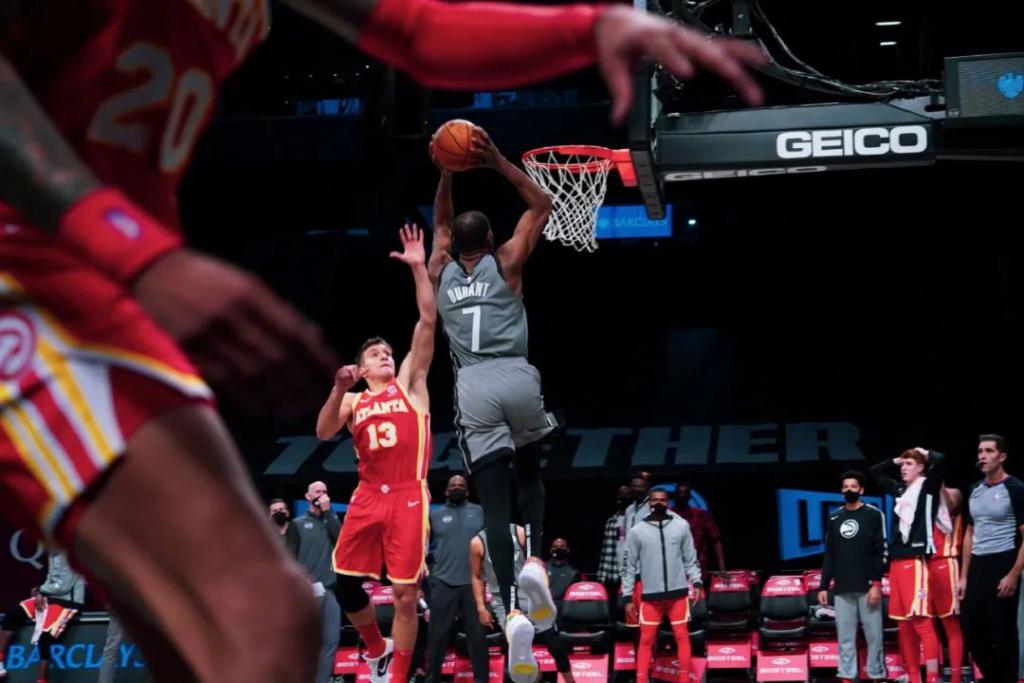 篮网横扫猛龙，杜兰特发威分