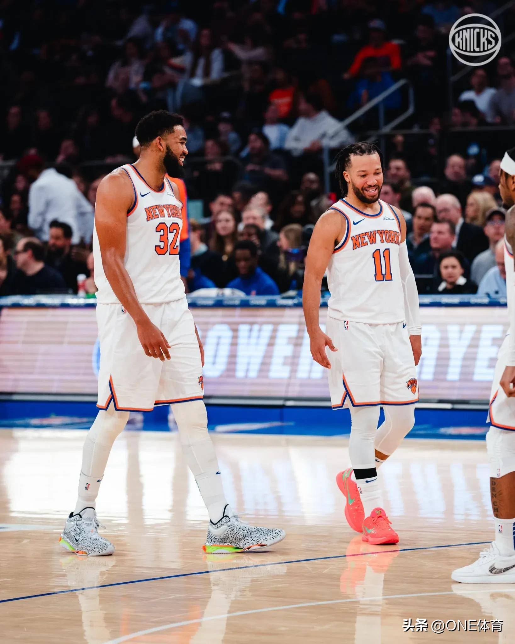 尼克斯队在主场以105比98战胜热火，取得两连胜