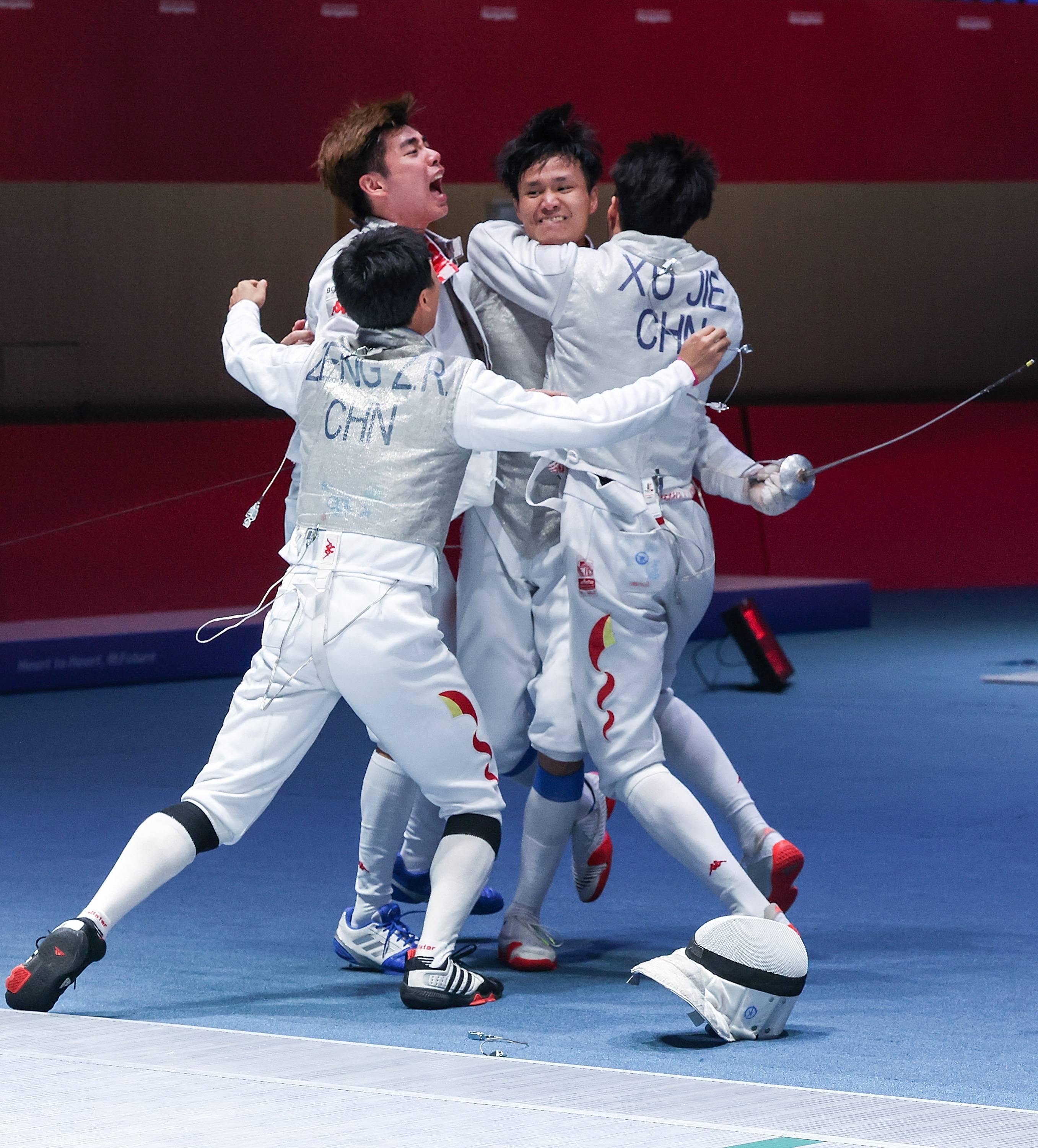 韩国击剑选手巧取胜利,晋级半决赛 韩国击剑选手巧取胜利,晋级半决赛